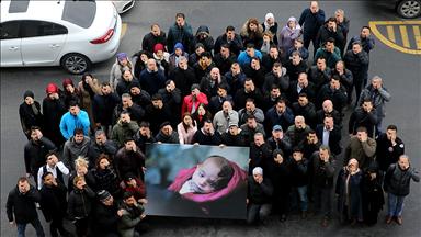 AA çalışanlarından Doğu Guta'nın simgesi Kerim bebeğe destek