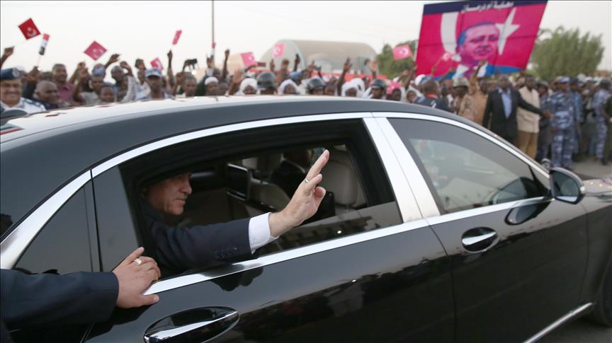 Arrivée d’Erdogan à Port-Soudan
