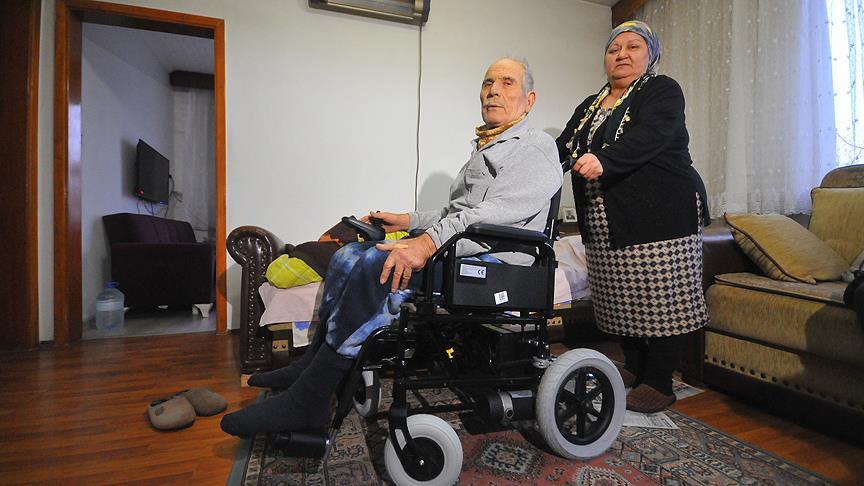 Azerbaycanli Gelinin Tekerlekli Sandalye Sevinci