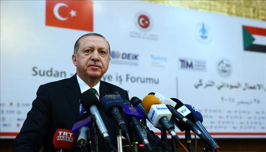 Erdogan calls for more Turkish investment in Sudan