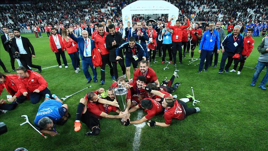 Turkey’s amputee football team eye World Cup title