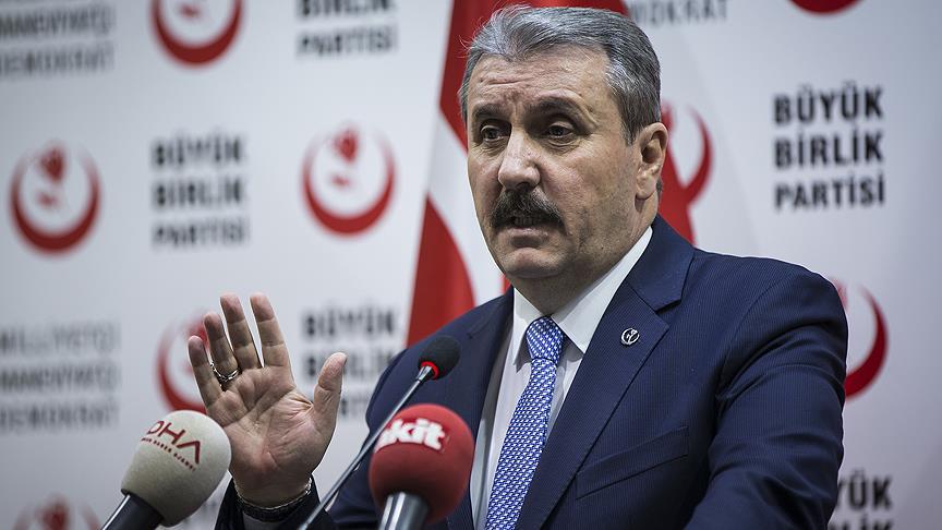BBP Genel Başkanı Destici: 15 Temmuz ve 16 Temmuz sabahıyla sınırlı olduğu yazılmalı
