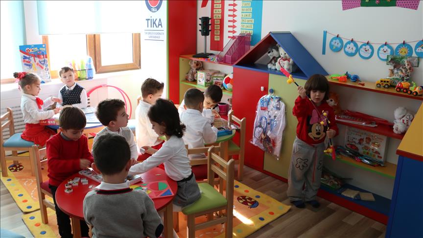 Turkish aid agency restores kindergartens in Kosovo