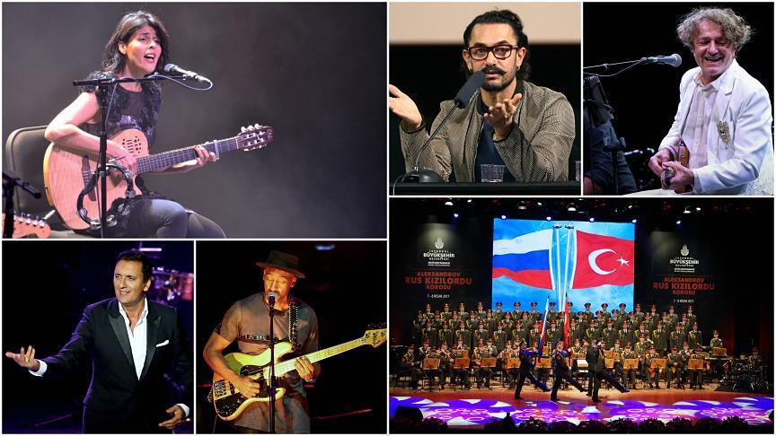 Turkey hosts popular singers, shows in 2017
