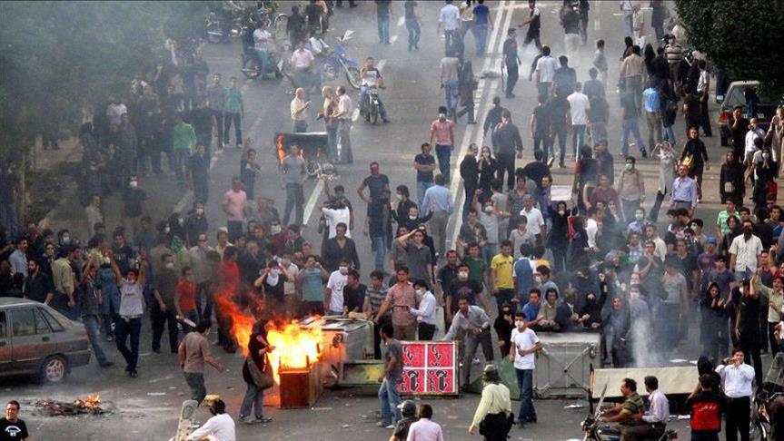 Image result for ‫اعتراضات دیروز تهران‬‎