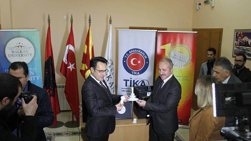 Turkish agency supports Macedonian university