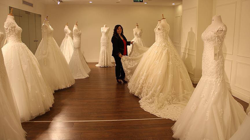 55 metrekarelik butikten gelinlik ihracatına