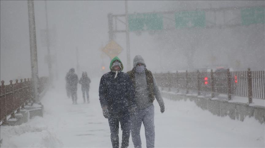 winter blizzard in us ile ilgili görsel sonucu