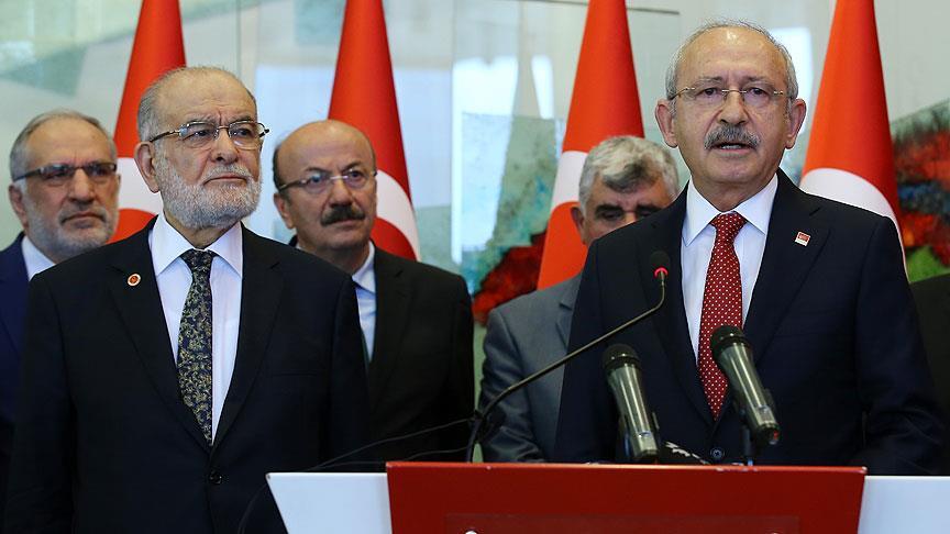 Saadet Partisinden CHP'ye 'uyum yasası' ziyareti