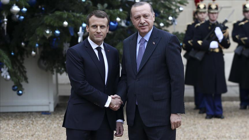 В Париже прошла церемония встречи президента Турции 