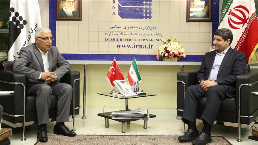 Anadolu Agency Persian desk head meets new IRNA chief