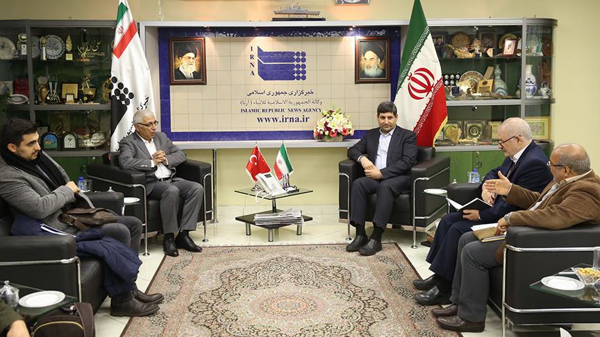  AA'dan İran'ın resmi ajansı IRNA'ya ziyaret