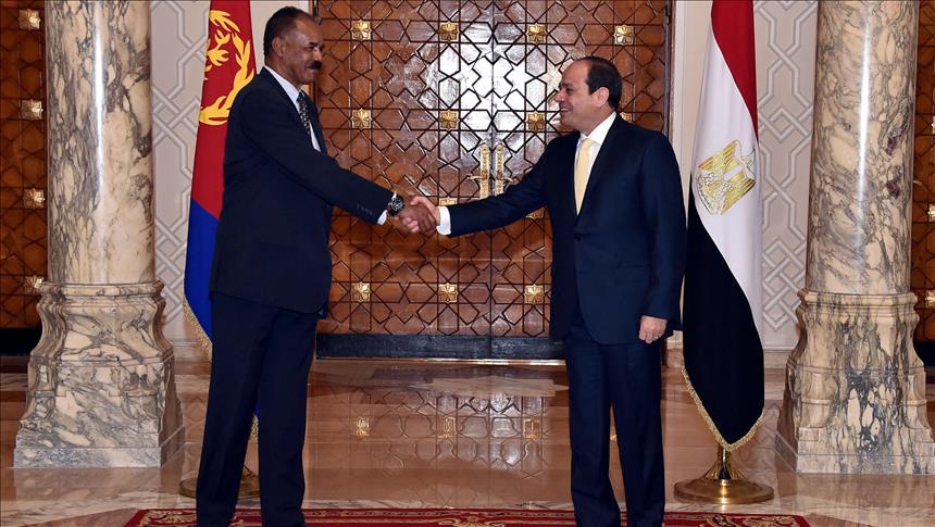 Eritrean president arrives in Egypt for talks