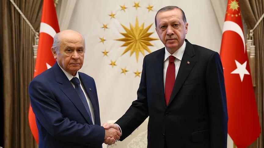 Turkey's president meets opposition party leader