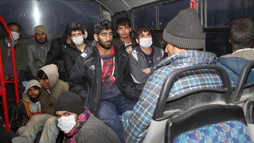 Over 350 undocumented migrants held in Turkey's Edirne