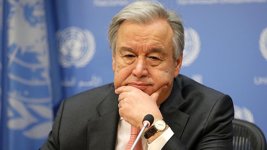 Guterres'ten ABD'nin Suriye planına ilişkin açıklama 