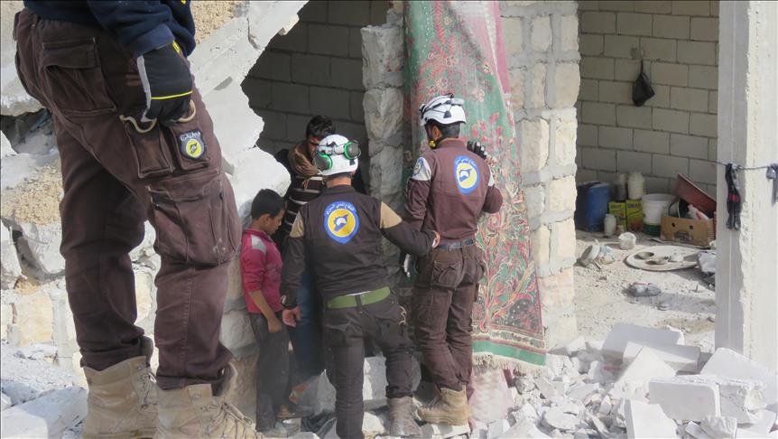 Russian warplanes hitting Idlib: Syria's White Helmets