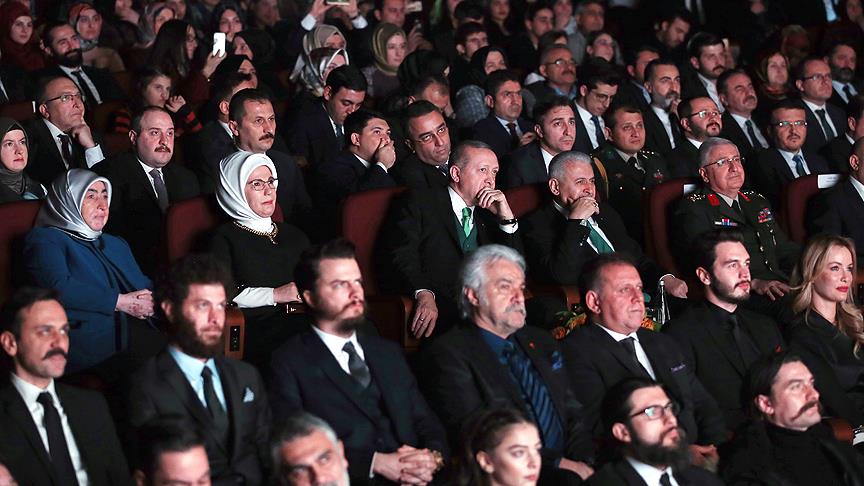 Cumhurbaşkanı Erdoğan, 'Kut'ül Amare' dizisinin tanıtımına katıldı