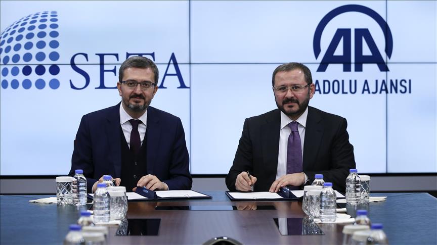 Anadolu Agency, SETA sign cooperation agreement