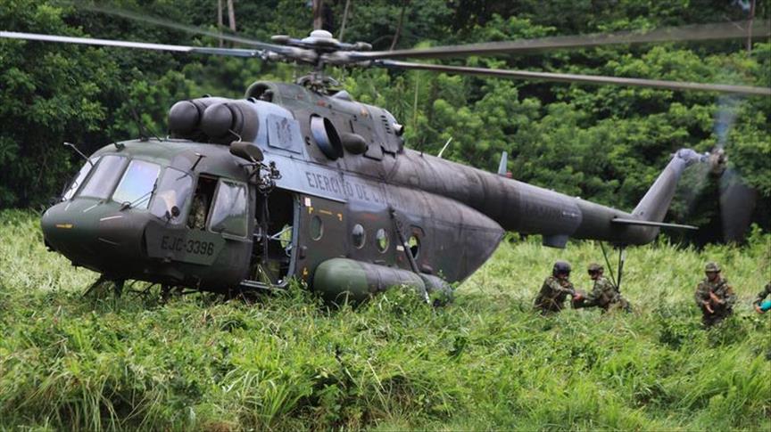 En Colombia mueren diez personas por la caída de un helicóptero