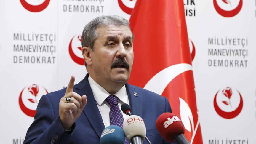 BBP Genel Başkanı Destici'den PYD/PKK açıklaması