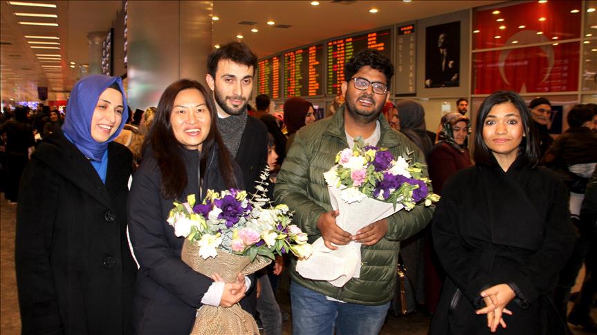 TRT journalists jailed in Myanmar arrive in Istanbul