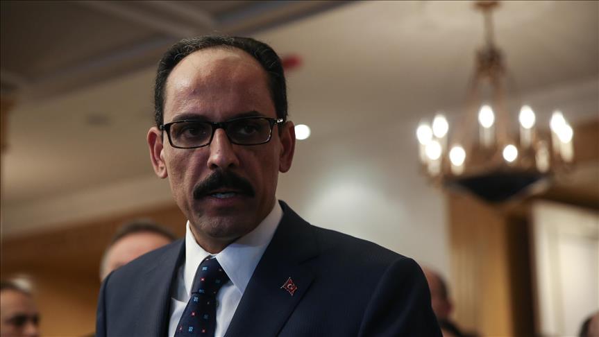Kalin: "L'opération d'Afrin ne visera pas les Kurdes mais les terroristes"