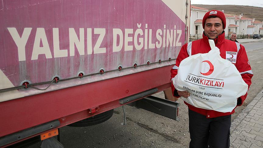 Türk Kızılayından Ahıska Türklerine gıda yardımı