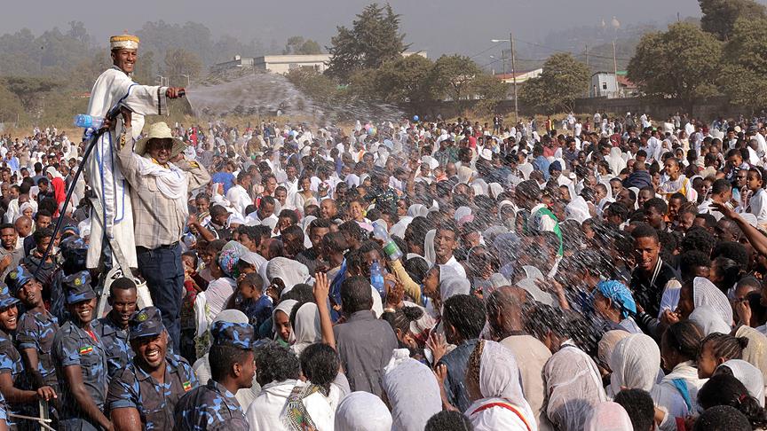 Etiyopyalı Ortodokslar Timkat Bayramı'nı kutluyor