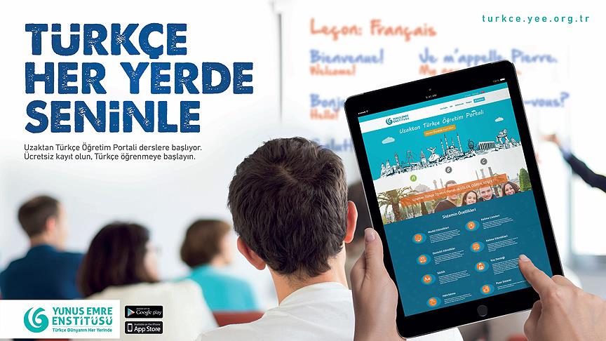100 bin kişi internetten Türkçe öğreniyor