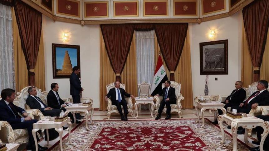  جاويش أوغلو يلتقي رئيس البرلمان العراقي في بغداد