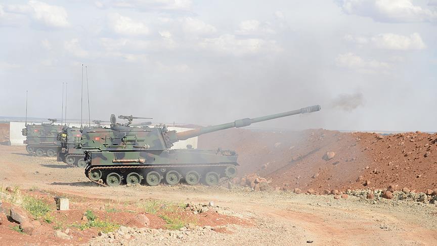 Артиллерия ВС Турции наносит удары по террористам в Африне
