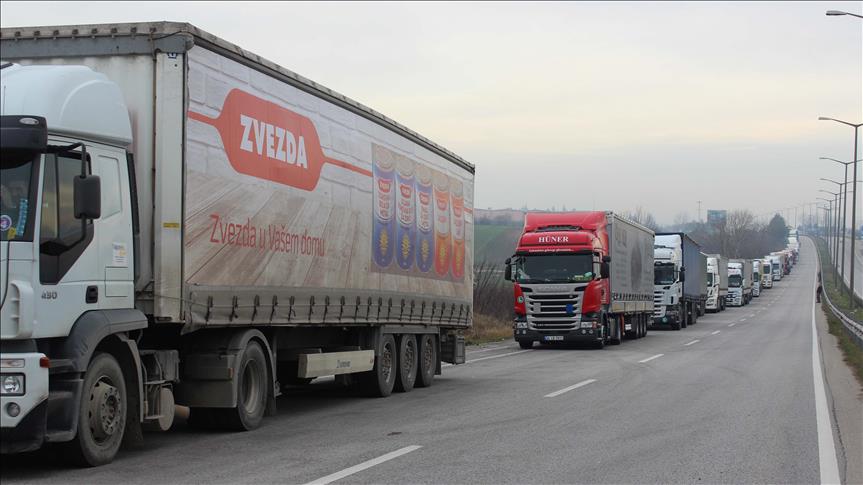 Kolona kamiona na tursko-bugarskoj granici duga 21 kilometar