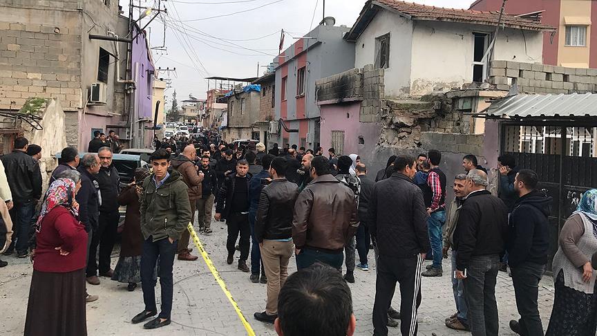 اصابت موشک به سقف ساختمانی در ختای ترکیه