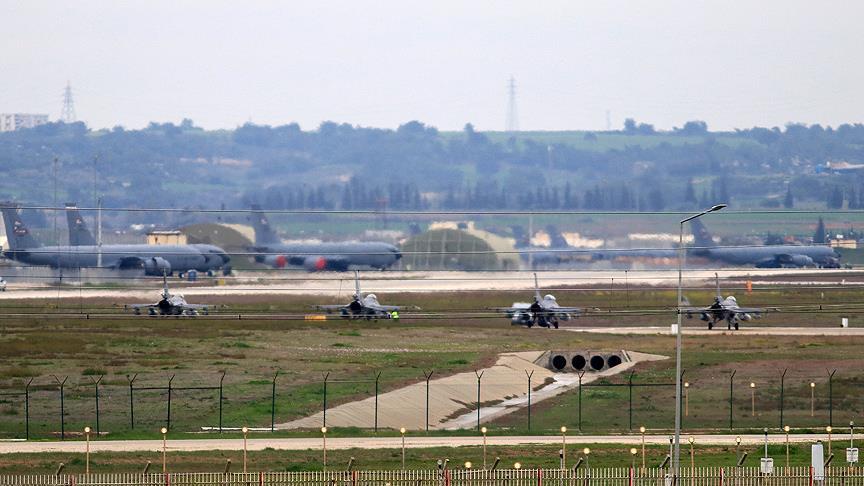 Turkish jets take off from Incirlik base towards Syria