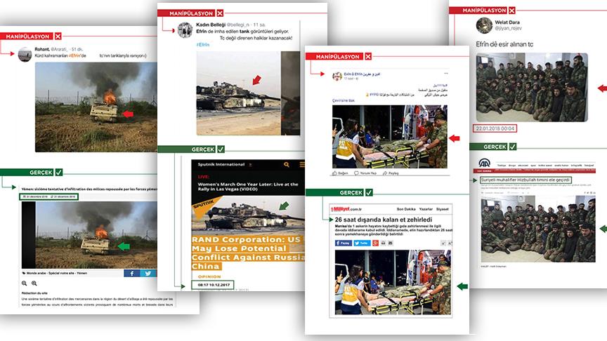 Terör örgütü PKK'nın sosyal medya yalanları: 4 fotoğraf 4 gerçek