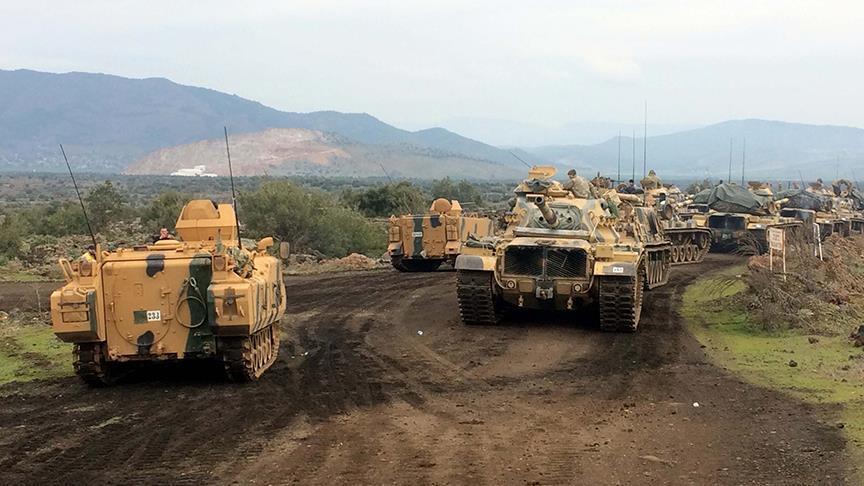 Opération Rameau d'olivier: L'Armée turque lance une opération à Azaz à l'Est d'Afrin