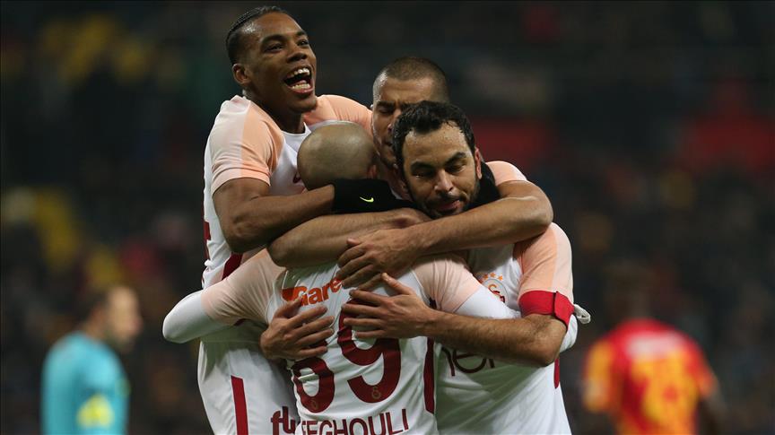 Football: Galatasaray defeat Kayserispor 3-1