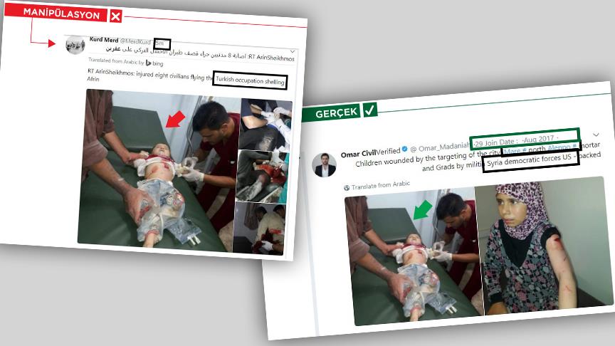 'Bebek katili PKK' kara propagandasında çocukları kullanıyor