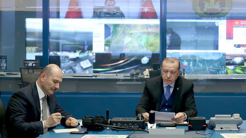 Turkey's president receives update on Afrin operation
