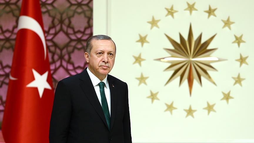 Cumhurbaşkanı Erdoğan: Gazilerimiz büyük davanın günümüzdeki sancaktarlarıdır