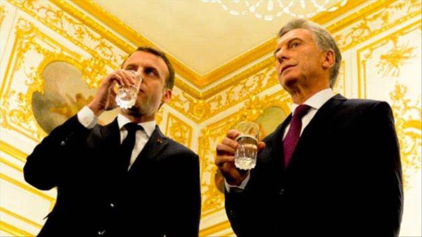 Macron criticó el acuerdo UE-Mercosur en encuentro con Macri