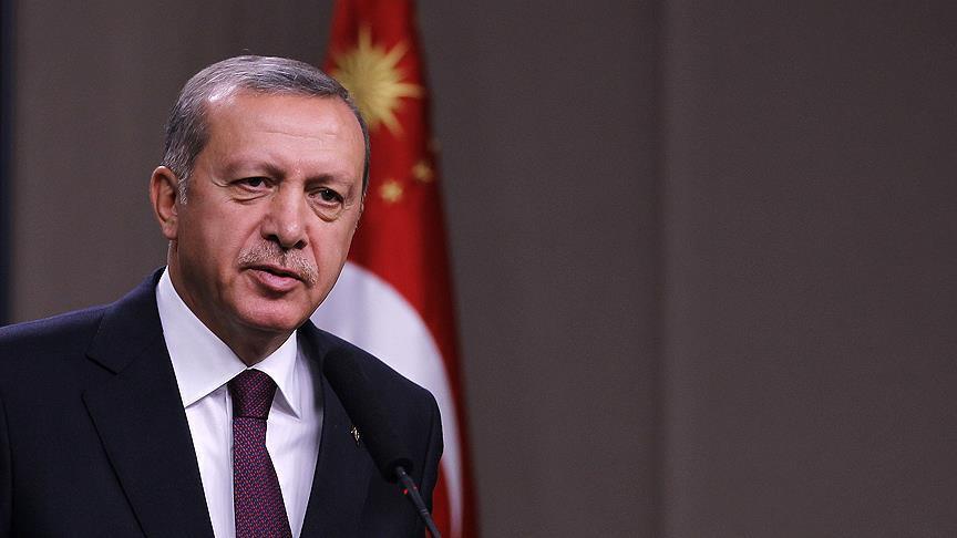 Erdoğan'dan Gani'ye "taziye" mesajı 