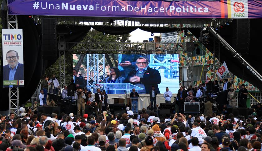 Colombia: el partido FARC lanzó su candidatura presidencial