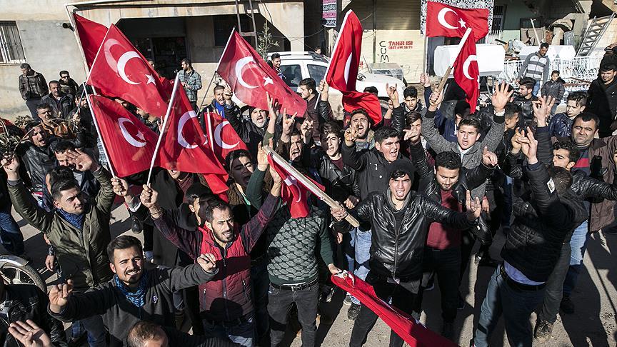 الأكراد في ريف حلب الشمالي يدعمون "غصن الزيتون": "ب ي د" الإرهابي لا يمثلنا