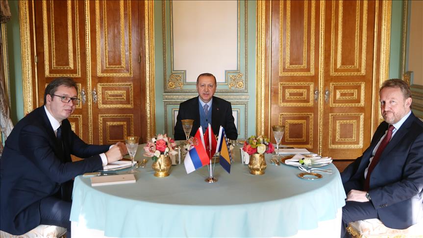 Turkish, Serbian, Bosnian leaders talk projects, peace