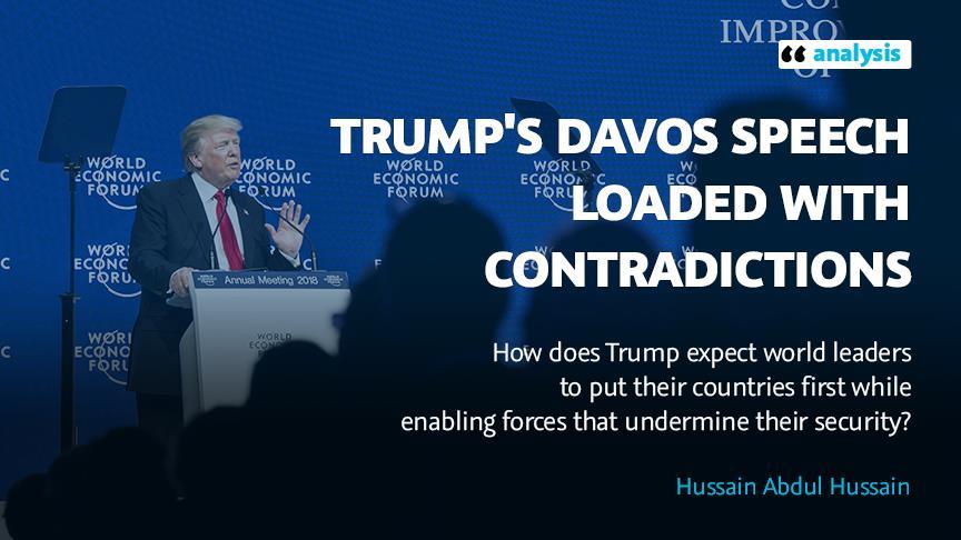 ANALYSIS - Trump's Davos speech loaded with contradictions