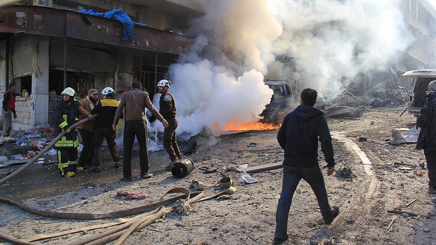 Авиаудар по рынку в сирийском Идлибе, 7 погибших 