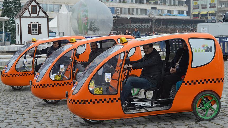 Turkey's bicycle taxi promotes climate awareness