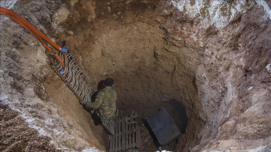 Rameau d’Olivier : Découverte d’un nouveau tunnel dans un village libéré à Afrin